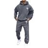JokeLomple Tuta da Uomo 2025 - Felpa con Cappuccio Due Pezzi Tracksuit Tute da Ginnastica Due Pezzi Set Tracksuit Moda Stampa Felpa+Pantaloni Tuta Intero da Uomo in Cotone per Jogging, Palestra, Invernali