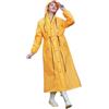 Generic Impermeabile Lungo da Donna per Adulto, Completo di equipaggiamento Antipioggia per Il Ciclismo, Poncho da Pioggia Pesante Piumino Comprimibile Giubbotto Caccia