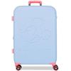 Disney Mickey Crazy Trip Valigia media blu 44,5 x 65 x 26 cm Rigido 3,86 kg Chiusura TSA ABS 3,86 kg 75,21 L estensibile, blu, Taglia unica, Valigia media