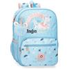 Enso Magic Summer Zaino scuola adattabile a carrello blu 30 x 38 x 12 cm Poliestere, blu, Taglia unica, Zaino scuola adattabile a carrello