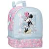 Disney Minnie Happy Zaino per bambini, zaino scolastico, realizzato in poliestere, tasche laterali, spalline larghe regolabili, maniglia superiore per appenderla, sistema magic Fix., Zaino Snack