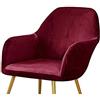 RTSFKFS Copripoltrona Velluto Coprisedie con Braccioli 2/4/6 Pezzi Coprisedie Elasticizzato Schienale Poltroncina Copri Sedie Cucina Soggiorno Copertura Sedia da Scrivania,Coprisedia Chair Covers ( Color : #1