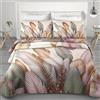 PELLECCHIA 1969 | Copriletto IRGE Trapuntato Estivo Matrimoniale 260x270 cm 100 g/m² Trapuntino Primaverile, Trapunta Leggera, 100% Made in Italy a 2 Piazze (Piume Glicine Multicolor, Matrimoniale)