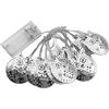 Yardenfun 1 Set Di Corde Palo Leggero Luce Gufo Alimentata a Batteria Luce Notturna Appesa a Gufo Led Luci Stagionali Decorazione Luminosa Per Esterni Lucine Gufo Bianca Ferro Battuto