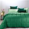 Caleffi 64583 Microfibra Modern Trapunta per Singolo Letto, Smeraldo