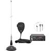 PNI Kit radio CB CBI ESCORT 8001L ASQ + auricolare HS81 + antenna CB PNI ML100 con magnete