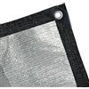 BeGrit Telo ombreggiante riflettente al 99% in alluminio, 3 m x 3 m, protezione UV e rete di raffreddamento, rete riflettente del calore, tessuto di blocco solare argentato, per serre, giardini