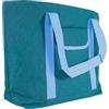 Idena 50131 - Borsa frigo con capacità di 16 Litri, Circa 44 x 32 x 14 cm, Shopper isolata con Due Maniglie per Il Trasporto, Tasca Frontale e Chiusura a Zip