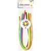 folia 779894 - Filo di ciniglia NEON, 10 scovolini in colori neon, 50cm x Ø 8 mm, per creare e disegnare piccole figure in ciniglia