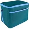 Idena 50132 - Borsa frigo con capacità di 16 Litri, Circa 30 x 22 x 24 cm, Borsa isolata con Due Maniglie per Il Trasporto, Tracolla, Tasca Frontale e Chiusura a Zip