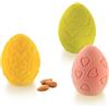 silikomart Stampi in Silicone per Dolci Uova - EGG HUNT 11 Cavità ø 53 H 67 mm Vol 100 ml - Accessori Professionali per Pasqua e Pasticceria - Stampini Monoporzione per Dolci Forno