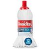 TONKITA | 12 Strizzo Mop Lavapavimenti, Mocio Lavapavimenti Altamente Pulente ed Assorbente Fibre trattate Spunlace, Per Tutti i Tipi di Pavimenti, Ultra Fitto, Ricambio Mop - Confezione da 12 Pezzi