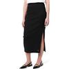 Calvin Klein Woven Label Rib Skirt J20J225331 Altre Gonne, Black (CK Black), M Donna