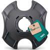 DL-pro Coperchio paraspruzzi per Bosch Siemens MUM4 00483204 483204 Coperchio per ciotola di miscelazione, ciotola MUM 4 ProfiMixx robot da cucina