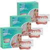 Generico EzySmile Faccette in silicone, kit di riparazione per dentiera morbida per uomo e donna, soluzione cosmetica dentale riutilizzabile e regolabile (3pcs)