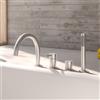 Herzbach DEEP rubinetto bordo vasca, miscelatore monocomando, 18.022025.1.09, DEEP acciaio inox spazzolato [Rubinetteria Bagno > Rubinetteria Vasca]