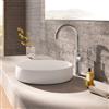 Herzbach Design iX rubinetto lavabo rialzato misura XL, 17.020320.3.09, XL-Size Design iX acciaio inox spazzolato [Rubinetteria Bagno > Rubinetteria Lavabo]