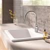 Herzbach DEEP rubinetto lavabo misura L, 18.020310.1.09, L-Size DEEP acciaio inox spazzolato [Rubinetteria Bagno > Rubinetteria Lavabo]