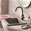 Herzbach DEEP rubinetto lavabo misura L, 18.020320.1.12, L-Size DEEP nero opaco [Rubinetteria Bagno > Rubinetteria Lavabo]