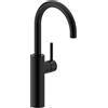 Herzbach DEEP rubinetto lavabo rialzato misura XL, 18.020310.3.12, XL-Size DEEP nero opaco [Rubinetteria Bagno > Rubinetteria Lavabo]