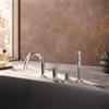 Herzbach DEEP rubinetto bordo vasca, miscelatore monocomando, 18.022025.1.01, DEEP cromo [Rubinetteria Bagno > Rubinetteria Vasca]