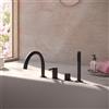 Herzbach DEEP rubinetto bordo vasca, miscelatore monocomando, 18.022025.1.12, DEEP nero opaco [Rubinetteria Bagno > Rubinetteria Vasca]
