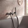 Herzbach DEEP rubinetto vasca esterno, miscelatore monocomando, 18.022150.1.12, DEEP nero opaco [Rubinetteria Bagno > Rubinetteria Vasca]