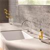 Herzbach DEEP rubinetto lavabo, 18.022220.1.09, DEEP acciaio inox spazzolato [Rubinetteria Bagno > Rubinetteria Lavabo]