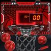 Joellfuner Canestro Basket per Bambini e Adulti, Mini da Camera ed Esterno Con Punteggio Elettronico, Regalo Sportivo 3+ Con 3 Palline