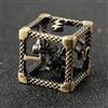 Elifel Dadi Set D&D Metallo 7 pezzi D4 D6 D8 D10 D12 D20 D% Drago 3D Cavo Poliedrici Dadi per Dungeons and Dragons Pathfinder Warhammer Giochi da Tavolo RPG MTG Giochi