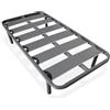 Homey - Rete rinforzata a doghe larghe, anti rumore, struttura 40 x 30 mm con set di gambe filettate, forte e resistente 105 x 190