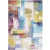 -LUXOR- living Tappeto da soggiorno Bonum in design vintage, tappeto a pelo corto, stampa digitale, design intramontabile, colorato, 200 x 290 cm