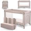 Kikka Boo KikkaBoo So Gifted, Culla da Campeggio e da Viaggio, Lettino, fino a 15 kg, Parco Culla 120 x 60 cm, 1 Livello, Pieghevole, Leggero, Portatile e Compatto, Borsa da Trasporto, Beige