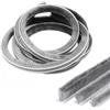 jackfru Guarnizione per porta, autoadesiva, 7 mm (larghezza) x 12 mm (diametro), protezione dagli insetti, spazzola di tenuta per porte, finestre, armadi, paraspifferi per porte