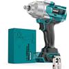 TASDISE Avvitatore a Impulsi 1/21000 Nm, Avvitatore ad Impulsi a Batteria Brushless, Compatibile con Batteria Makita 18 V, 4 Velocità, Avvitatore a Massa Battente per Auto a Batteria, Senza Batteria