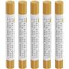 QUARKZMAN Crayon per Riparazione Mobili, 5pz - Stucco per Cera per Legno, Ritocco Pennarelli per Mobili - per Coprire Graffi Fori Tavoli Scrivanie Pavimenti Legno, Quercia Dorata