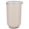 Mepal - Tazza per mescolare con coperchio Chef it - Si inserisce nella porta del frigorifero - Base antiscivolo per maggiore stabilità - Lavabile in microonde e lavastoviglie - 1000 ml - Chalk