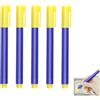 Annlpoy 5 pcs penna soldi falsi pennarello rivelatore di fatte banconote false euro penna rilevatore di denaro,Compatibili con Euro, Dollari, Sterline - Penna Portatile per la Verifica di Autenticità