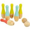 TP Toys FSC - Gioco di Birilli in Legno, da 3 Anni, Gioco di indirizzi all'aperto per Bambini e Famiglie, attività giocosa, attività all'aperto - Perfetto per Giardino e momenti amichevoli