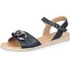 PIAZZA 910282-01, Sandali con Tacco Donna, Nero, 42 EU