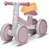 LIONELO VILLY Bicicletta senza pedali per bambini da 1 a 3 anni o 30 kg, con 4 ruote, Ammortizzatore anteriore e sedile ergonomico, Un regalo perfetto per ragazze e ragazzi