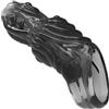 Kutocesy Guaina Fallica in Silicone Testurizzato con Anello Maniche Trasparenti Ultra Morbide e Impermeabili Giocattolo Sessuale Coppie Ingrandimento del Stimolazione (Transparent black)
