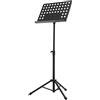 Proel RSM360WOB - Leggio Musicale forato con altezza regolabile, Nero Opaco (ATTENZIONE: Borsa Trasporto non inclusa)