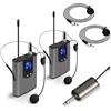 No Cuffia Wireless Portatile UHF/Microfono Lvalier con Trasmettitore e Ricevit1140
