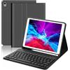 WINCHKING Tastiera per iPad 9 Generazione, Custodia con Tastiera per iPad 9 10.2, Cover Bluetooth Magnetica Staccabile Tastiera per iPad 9/8/7 Generazione 10.2, iPad Air 3, Nero