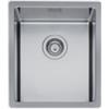 Apell PRONTA CONSEGNA - SPEDIZIONE IMMEDIATA Apell SZ38FSFR Lavello da Incasso 1 Vasca Sopratop - Filotop - Sottotop 38 x 44 cm Acciaio Inox Spazzolato Spazio R15