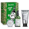 Bullfrog - Kit The Juicy One Idrata e Definisci 3 in 1, Limited Edition, Agnostico On The Rocks Balsamo Multifunzione 100ml, Gel Rasatura Invisibile 100ml e Gel Styling Invisibile 50ml