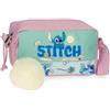 Disney Stitch Just Chill Borsa a tracolla Verde 19,5 x 11,5 x 7,5 cm Poliestere by Joumma Bags, Verde, Taglia unica, Tracolla