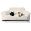 FOCARIS НОМЕ FOCARIS Home Copridivano protettivo - Regolabile e Impermeabile-Resistente all'acqua e allo sporco - Colore Crema/Beige-3 posti Lunghezza MAX. 233 cm- Imbottitura Forma maiz- Confezione regalo