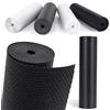 MooiFun Tappetino Antiscivolo, Rivestimento Cassetti, Non-Adesivo Eva Plastica Rotolo Carta per Mensola Frigorifero Tavolo Mobile Cucina Ripiani (Nero/30cm x 305cm)